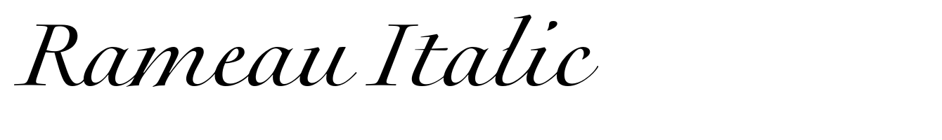 Rameau Italic